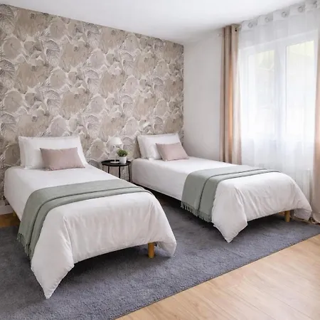 Spacieux De 73 M2 En Plein Centre-ville D'evian Avec 2 Apartamento *